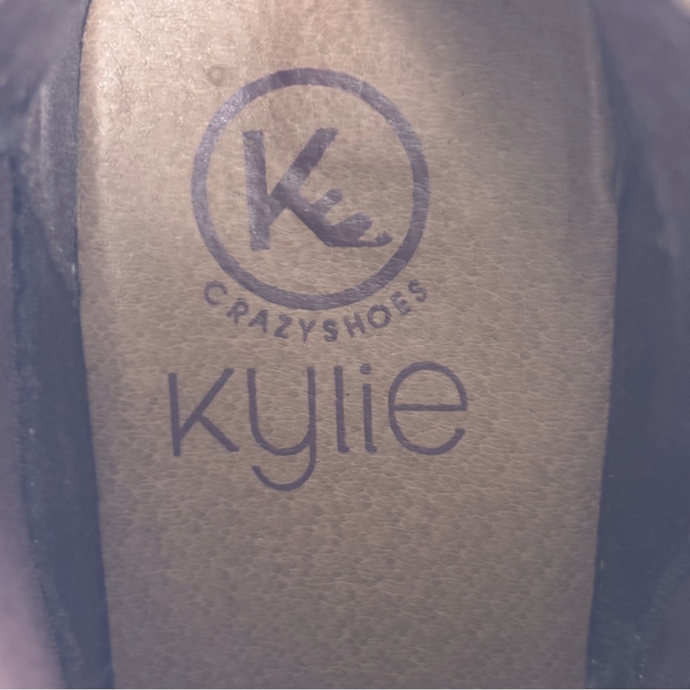 Kylie Crazy Suede Ankle Booties Casual Die Cut Heeled Boots Brown Size 36/5.5 - Picture 14 of 15
